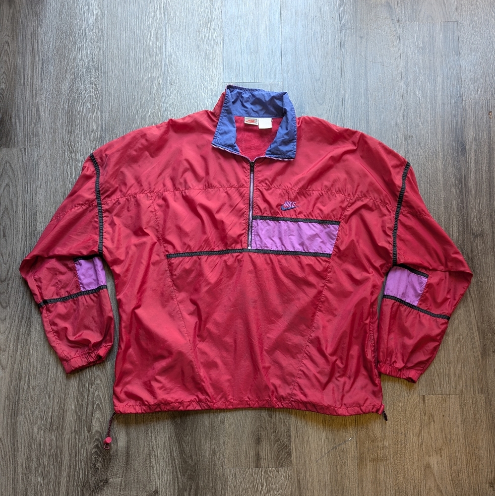 Vintage Nike Half Zip Windbreaker Pullover